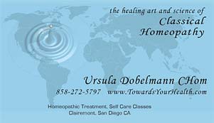 Homeopathy Business Card
